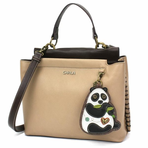 Totes & Satchels |  Charming Satchel – New Panda Totes & Satchels Black