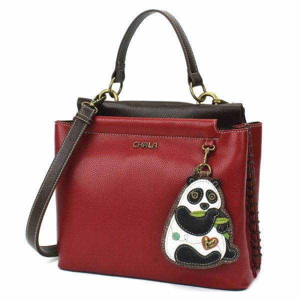 Totes & Satchels |  Charming Satchel – New Panda Totes & Satchels Black