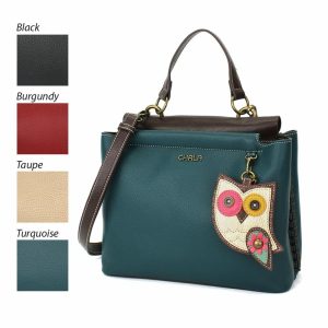 Totes & Satchels |  Charming Satchel – Owl Gen Ii Totes & Satchels Black