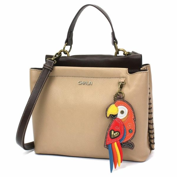 Totes & Satchels |  Charming Satchel – Parrot Red Totes & Satchels Black