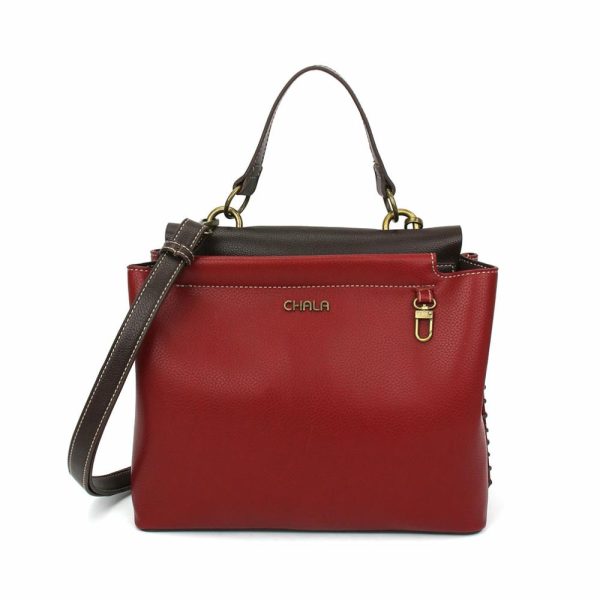 Totes & Satchels |  Charming Satchel – Parrot Red Totes & Satchels Black