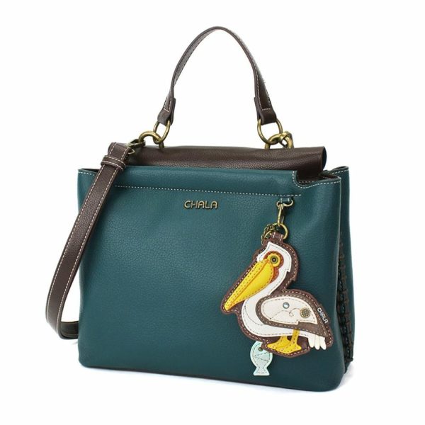 Totes & Satchels |  Charming Satchel – Pelican Totes & Satchels Black