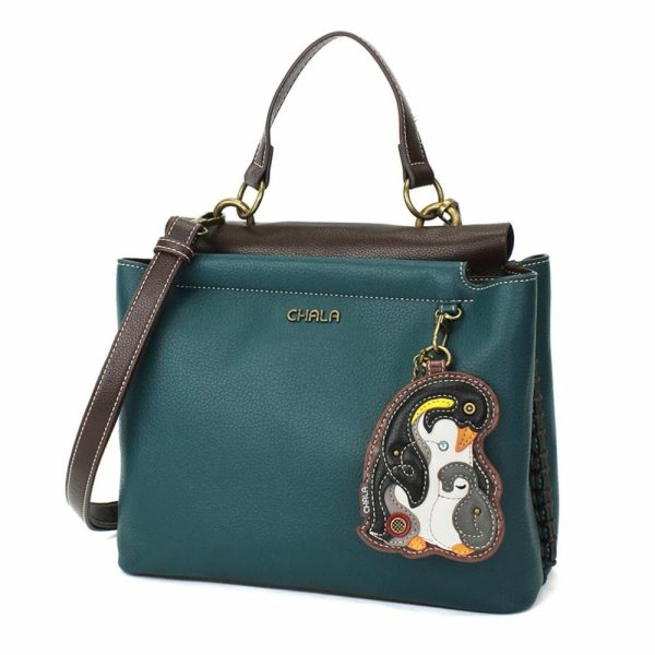 Totes & Satchels |  Charming Satchel – Penguin Totes & Satchels Black