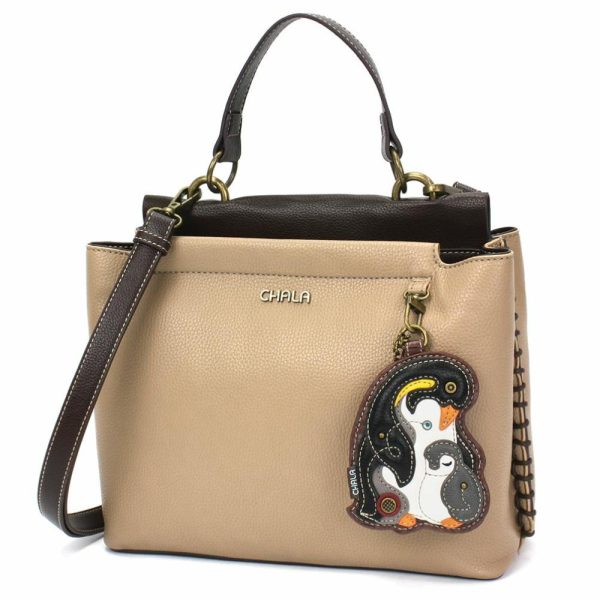 Totes & Satchels |  Charming Satchel – Penguin Totes & Satchels Black