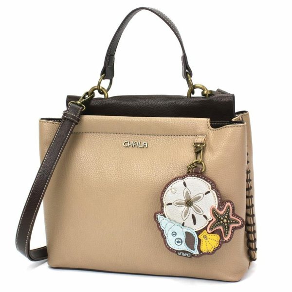 Totes & Satchels |  Charming Satchel – Sand Dollar Totes & Satchels Black