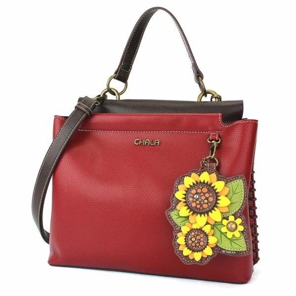 Totes & Satchels |  Charming Satchel – Sunflower Group Totes & Satchels Black