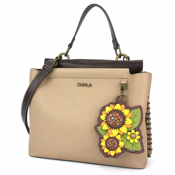 Totes & Satchels |  Charming Satchel – Sunflower Group Totes & Satchels Black