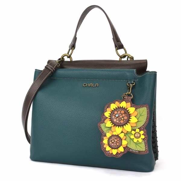 Totes & Satchels |  Charming Satchel – Sunflower Group Totes & Satchels Black