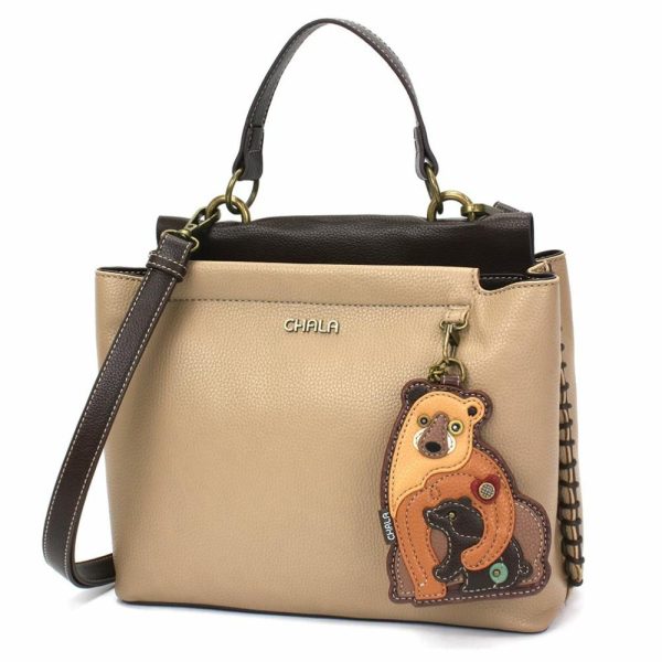 Totes & Satchels |  Charming Satchel – Two Bears Totes & Satchels Black