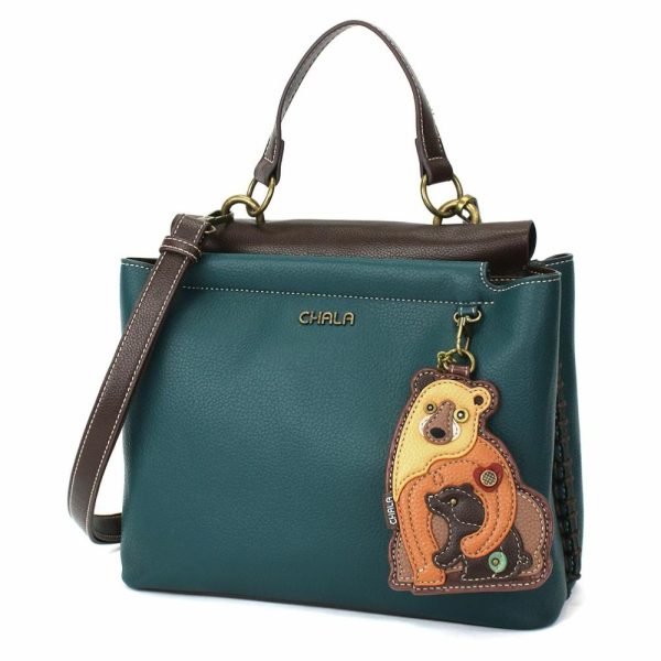 Totes & Satchels |  Charming Satchel – Two Bears Totes & Satchels Black