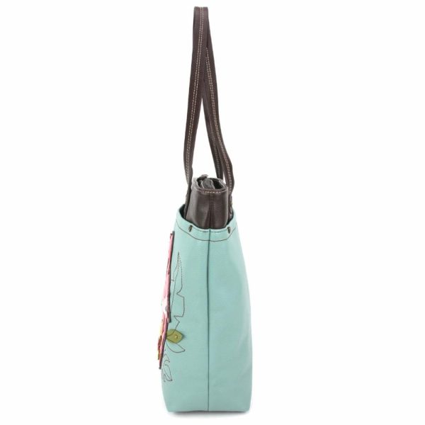 Totes & Satchels |  Deluxe Everyday Tote – Flamingo Totes & Satchels Blue Approx