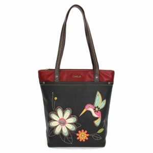 Totes & Satchels |  Deluxe Everyday Tote – Hummingbird Totes & Satchels Black Approx