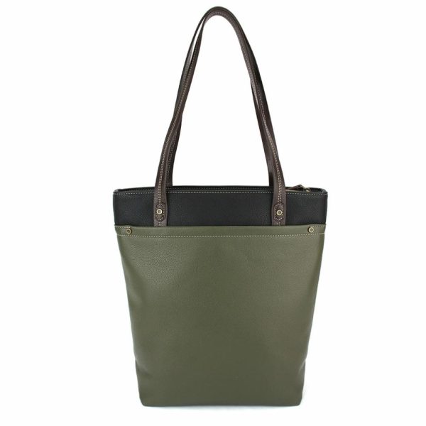 Totes & Satchels |  Deluxe Everyday Tote – Monarch Butterfly Totes & Satchels Olive Approx