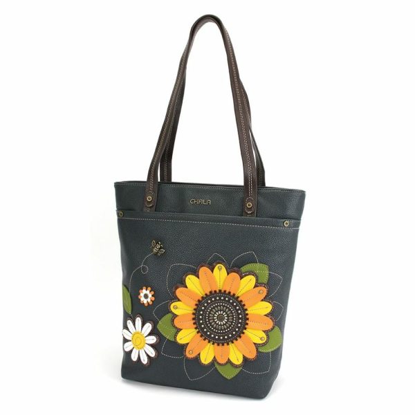 Totes & Satchels |  Deluxe Everyday Tote – Sunflower Totes & Satchels Navy Approx