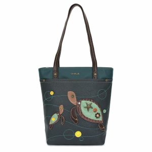 Totes & Satchels |  Deluxe Everyday Tote – Turtles Totes & Satchels Navy Approx