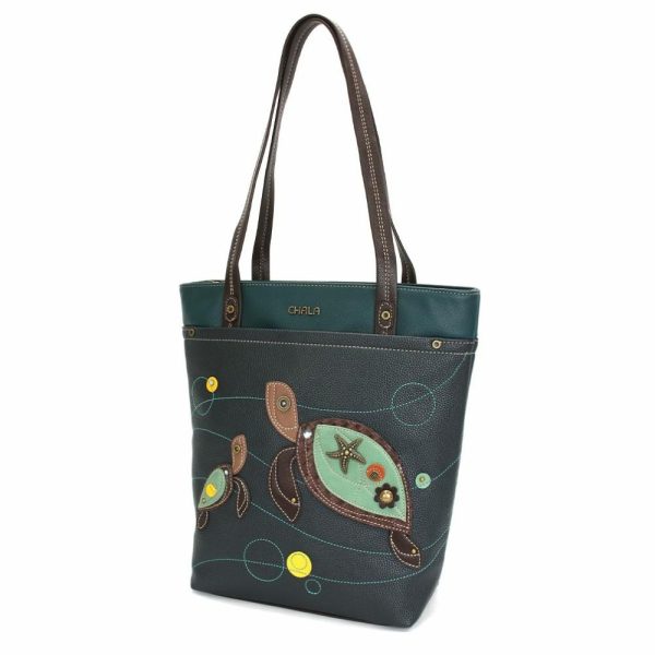 Totes & Satchels |  Deluxe Everyday Tote – Turtles Totes & Satchels Navy Approx