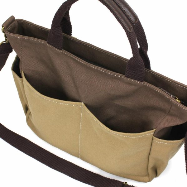 Totes & Satchels |  Multi Pocket Tote – Anchor Totes & Satchels Dark Gray