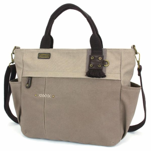 Totes & Satchels |  Multi Pocket Tote – Anchor Totes & Satchels Dark Gray