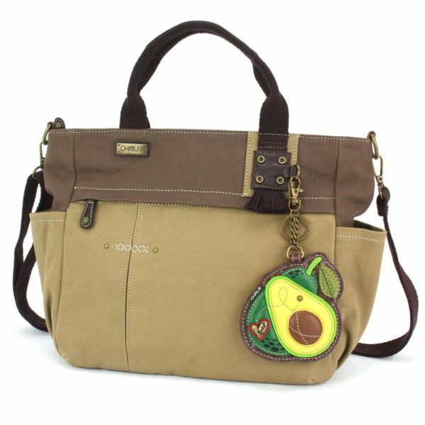 Totes & Satchels |  Multi Pocket Tote – Avocado Totes & Satchels Dark Gray