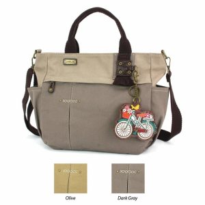 Totes & Satchels |  Multi Pocket Tote – Bicycle Totes & Satchels Dark Gray