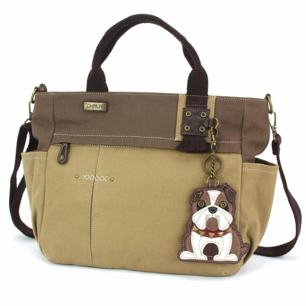 Totes & Satchels |  Multi Pocket Tote – Bulldog Totes & Satchels Dark Gray