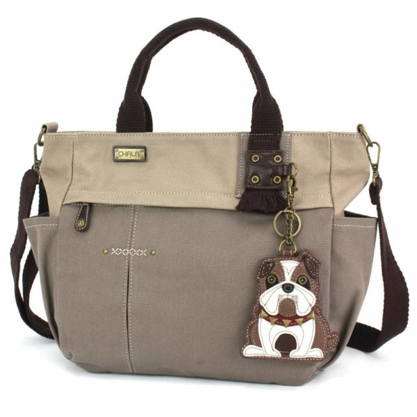 Totes & Satchels |  Multi Pocket Tote – Bulldog Totes & Satchels Dark Gray