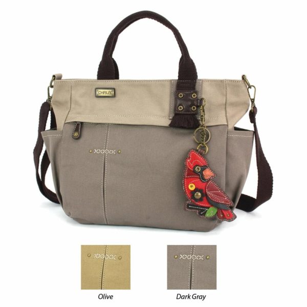 Totes & Satchels |  Multi Pocket Tote – Cardinal Totes & Satchels Dark Gray