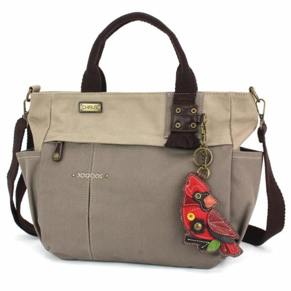 Totes & Satchels |  Multi Pocket Tote – Cardinal Totes & Satchels Dark Gray