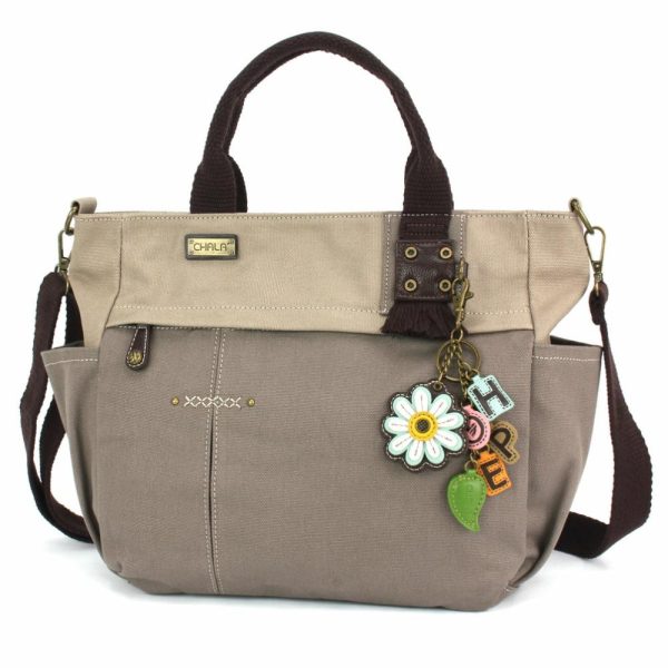 Totes & Satchels |  Multi Pocket Tote – Charming Charms Daisy+Hope Totes & Satchels Dark Gray