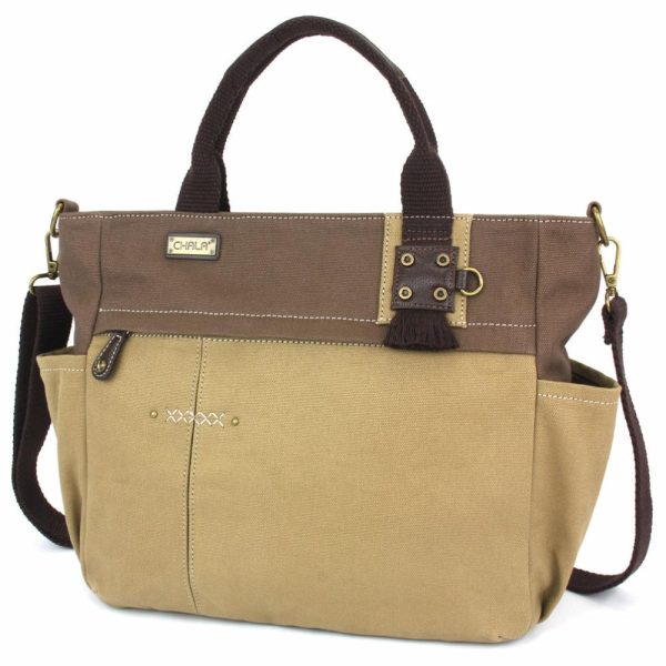 Totes & Satchels |  Multi Pocket Tote – Chihuahua Darkbrown Totes & Satchels Dark Gray