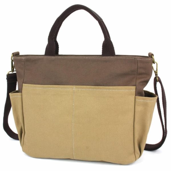 Totes & Satchels |  Multi Pocket Tote – Chihuahua Darkbrown Totes & Satchels Dark Gray