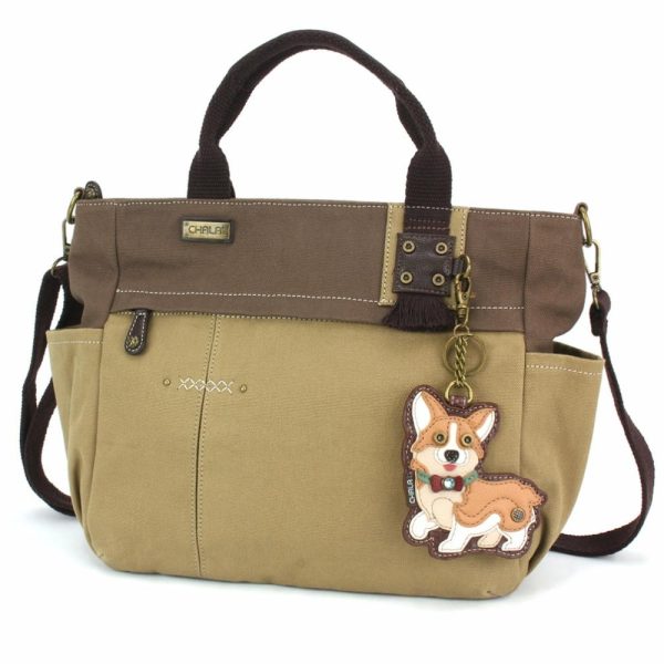 Totes & Satchels |  Multi Pocket Tote – Corgi Totes & Satchels Dark Gray