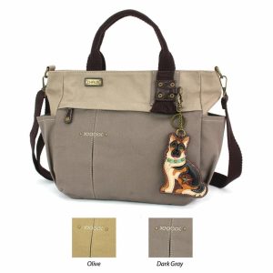 Totes & Satchels |  Multi Pocket Tote – German Shepherd Gen Ii Totes & Satchels Dark Gray