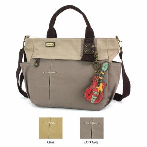 Totes & Satchels |  Multi Pocket Tote – Guitar Totes & Satchels Dark Gray