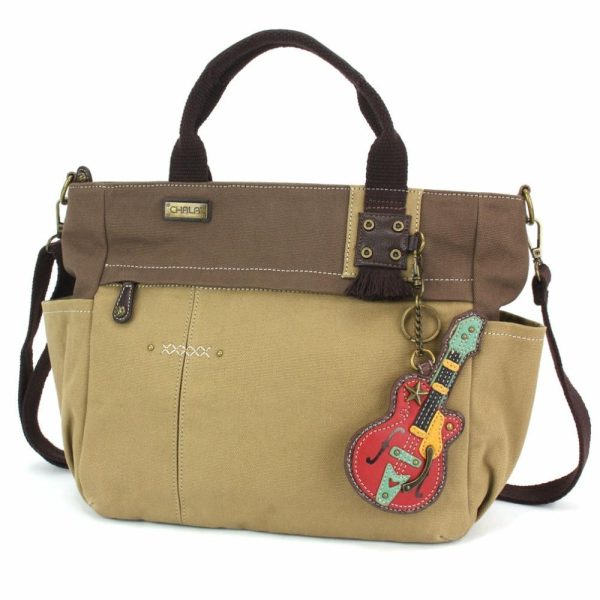 Totes & Satchels |  Multi Pocket Tote – Guitar Totes & Satchels Dark Gray