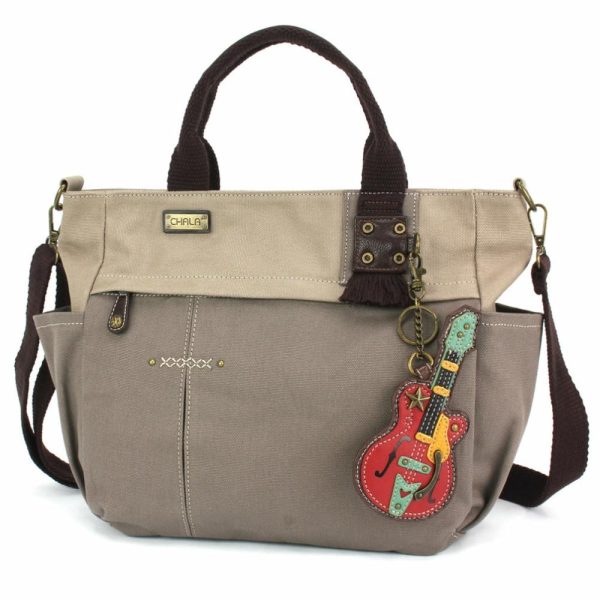 Totes & Satchels |  Multi Pocket Tote – Guitar Totes & Satchels Dark Gray