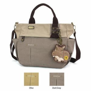 Totes & Satchels |  Multi Pocket Tote – Hippo Totes & Satchels Dark Gray