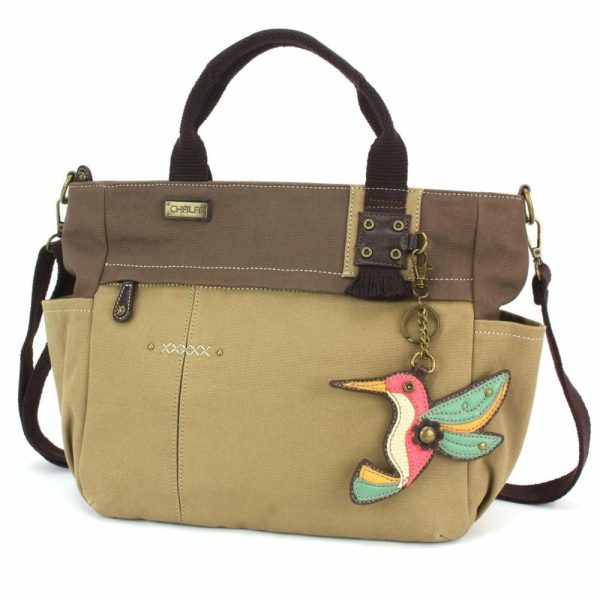 Totes & Satchels |  Multi Pocket Tote – Hummingbird Totes & Satchels Dark Gray