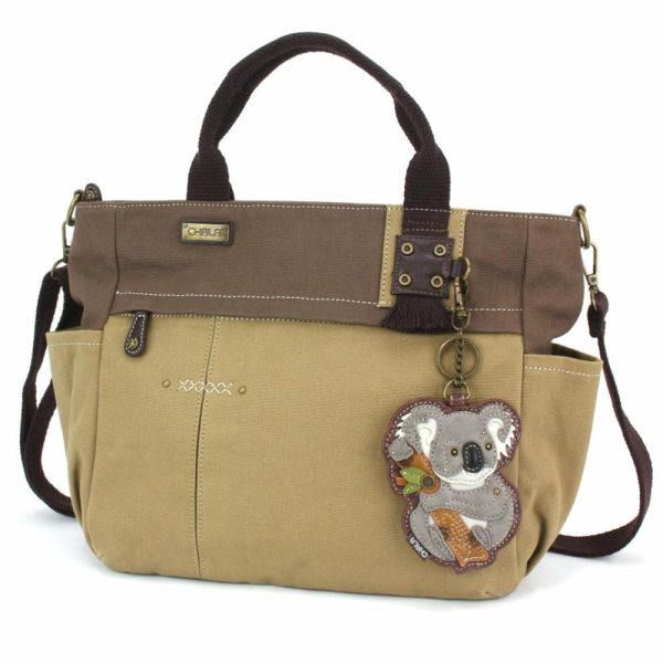 Totes & Satchels |  Multi Pocket Tote – Koala Totes & Satchels Dark Gray