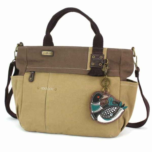 Totes & Satchels |  Multi Pocket Tote – Loon Bird Totes & Satchels Dark Gray