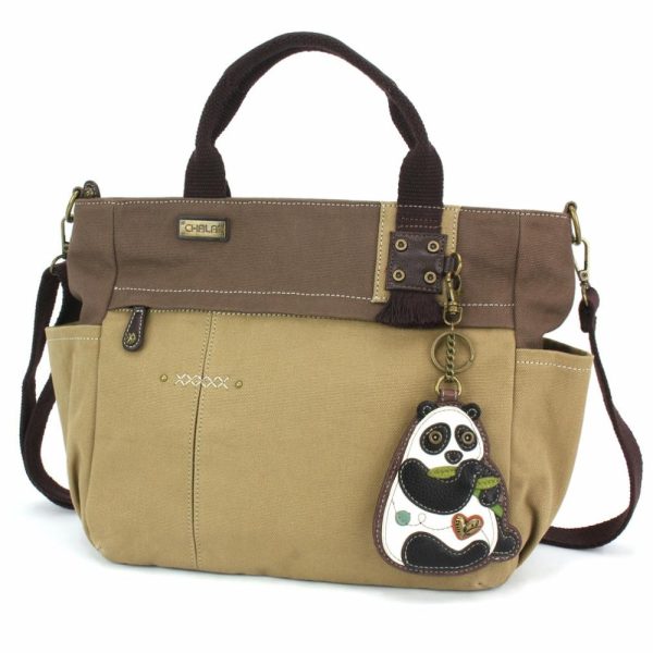 Totes & Satchels |  Multi Pocket Tote – New Panda Totes & Satchels Dark Gray