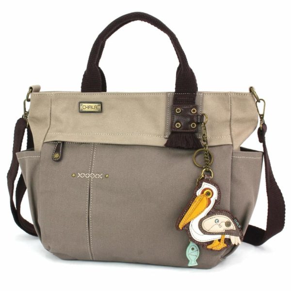 Totes & Satchels |  Multi Pocket Tote – Pelican Totes & Satchels Dark Gray