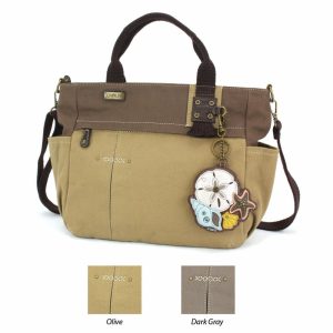 Totes & Satchels |  Multi Pocket Tote – Sand Dollar Totes & Satchels Dark Gray