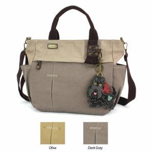 Totes & Satchels |  Multi Pocket Tote – Scottie Totes & Satchels Dark Gray