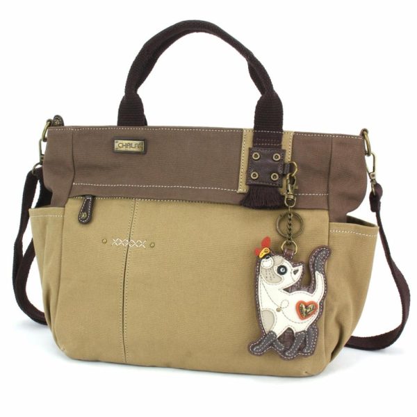 Totes & Satchels |  Multi Pocket Tote – Slim Cat Totes & Satchels Dark Gray