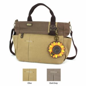 Totes & Satchels |  Multi Pocket Tote – Sunflower Totes & Satchels Dark Gray