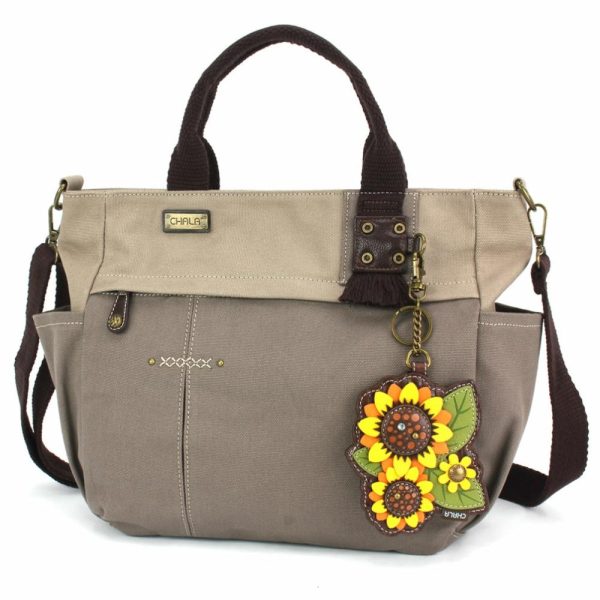 Totes & Satchels |  Multi Pocket Tote – Sunflower Group Totes & Satchels Dark Gray