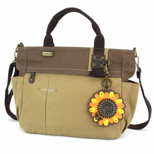 Totes & Satchels |  Multi Pocket Tote – Sunflower Totes & Satchels Dark Gray