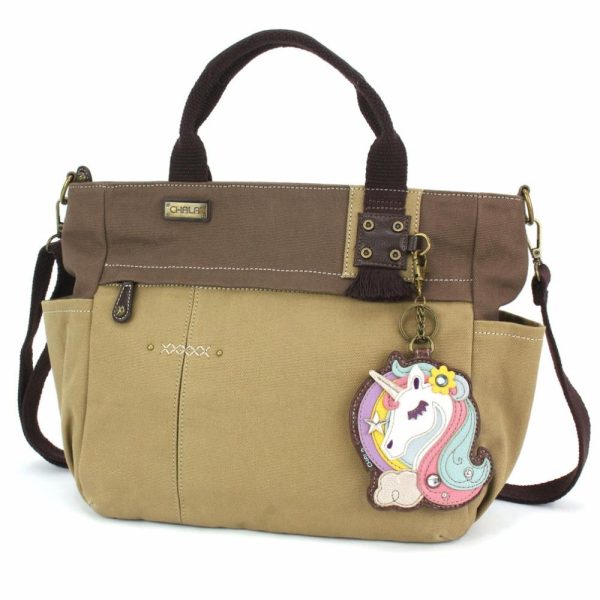 Totes & Satchels |  Multi Pocket Tote – Unicorn Totes & Satchels Dark Gray