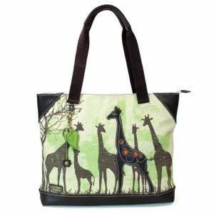 Totes & Satchels |  Safari Canvas Tote – Giraffe Totes & Satchels Sand Approx